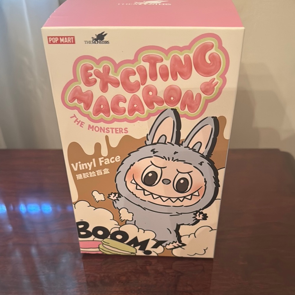 Pop Mart Exciting Macaron The Monsters Vinyl Face Stuffed Animal